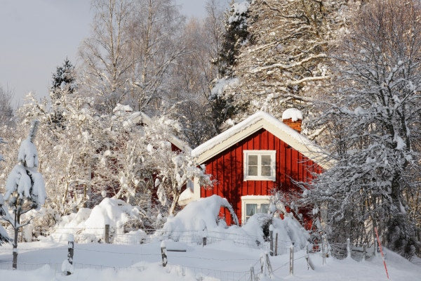 Skydda stugan mot inbrott i vinter