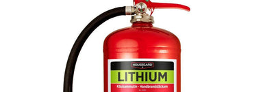 Lithiumsläckare – effektiv mot brand orsakade från lithiumprodukter