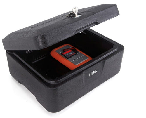 Brandbox MBG 0500 - Liten brandsäker datamediabox