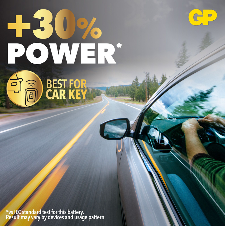 GP knappcell, Litium, CR2025, Safety seal, 4-pack -miljo-4