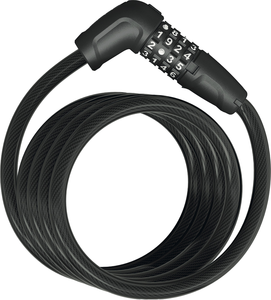 Cykellås ABUS Numero med vajer och kodlås -NY
