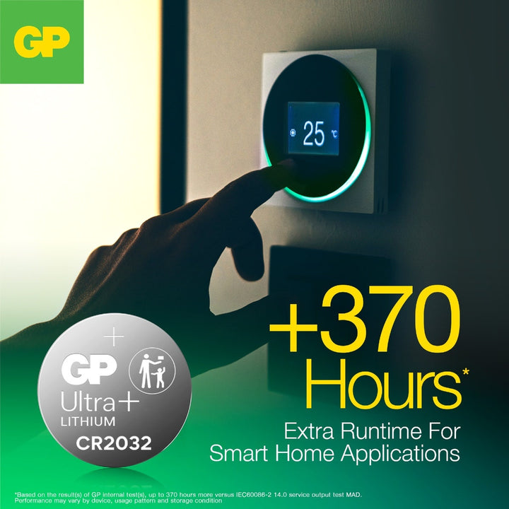 Knappcell GP Ultra Plus Lithium CR2032