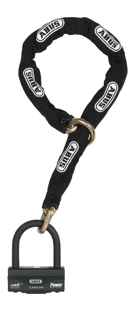 MC-lås ABUS Granit Power X-Plus 58 med låskätting 120 cm – St George