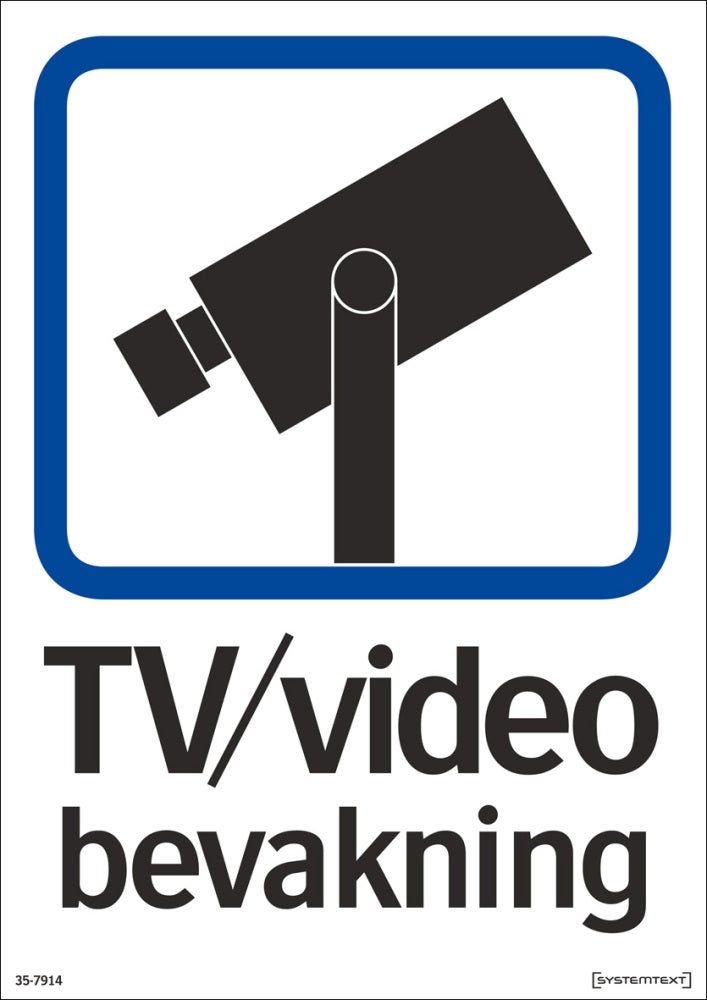 Trivsel- och ordningsskylt 