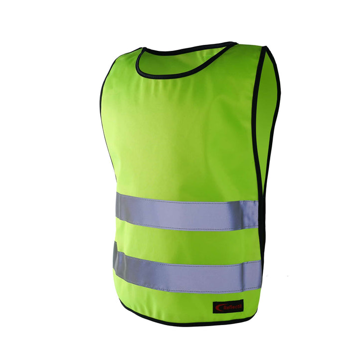 Godkänd barnreflexväst med kardborre på ena axeln