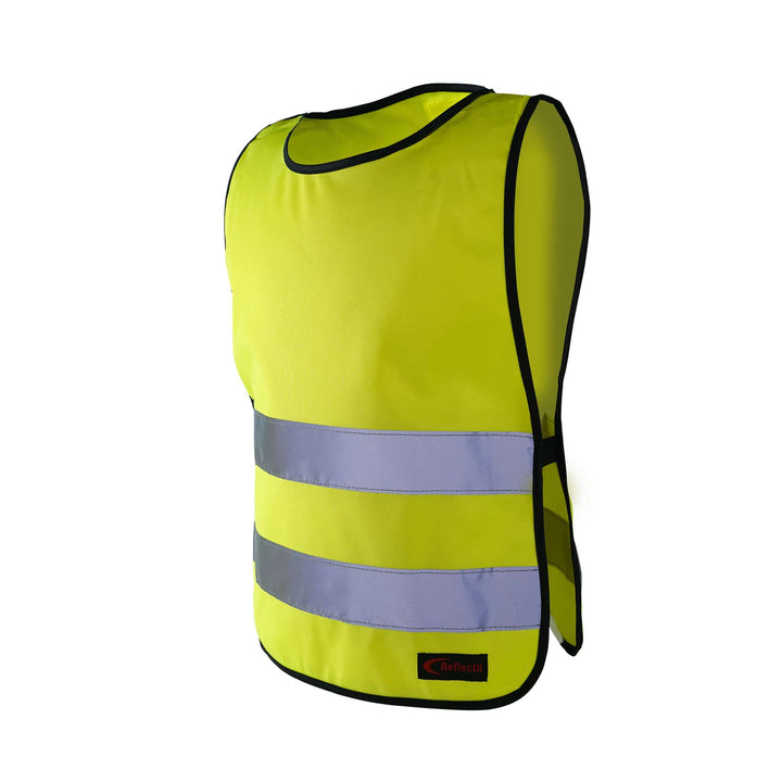 Godkänd barnreflexväst med kardborre på ena axeln