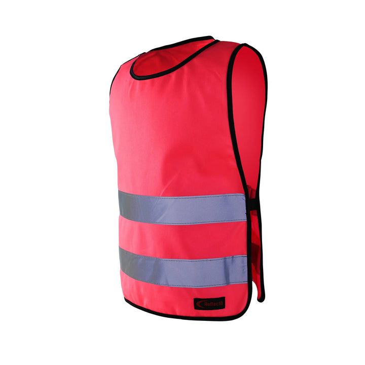 Godkänd barnreflexväst med kardborre på ena axeln