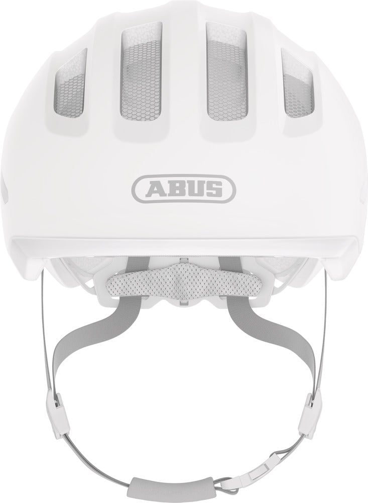 Cykelhjälm ABUS SMILEY 3.0 ACE LED - Pure White – bild 6 – St George