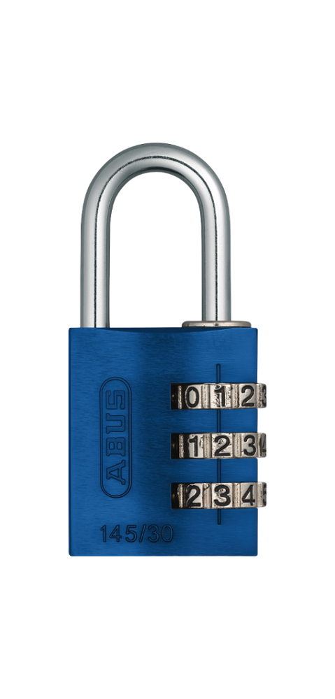 47854 - Hänglås 145/30 Kombinationslås ABUS - Blå