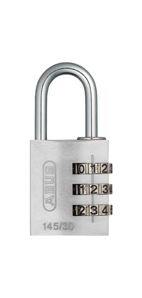 47861 -  Hänglås ABUS 145/30 Kombinationslås - Silver