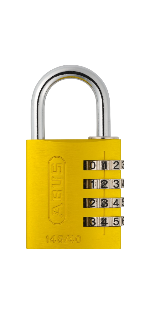 49537 - Hänglås ABUS 145/40 Kombinationslås - Gul