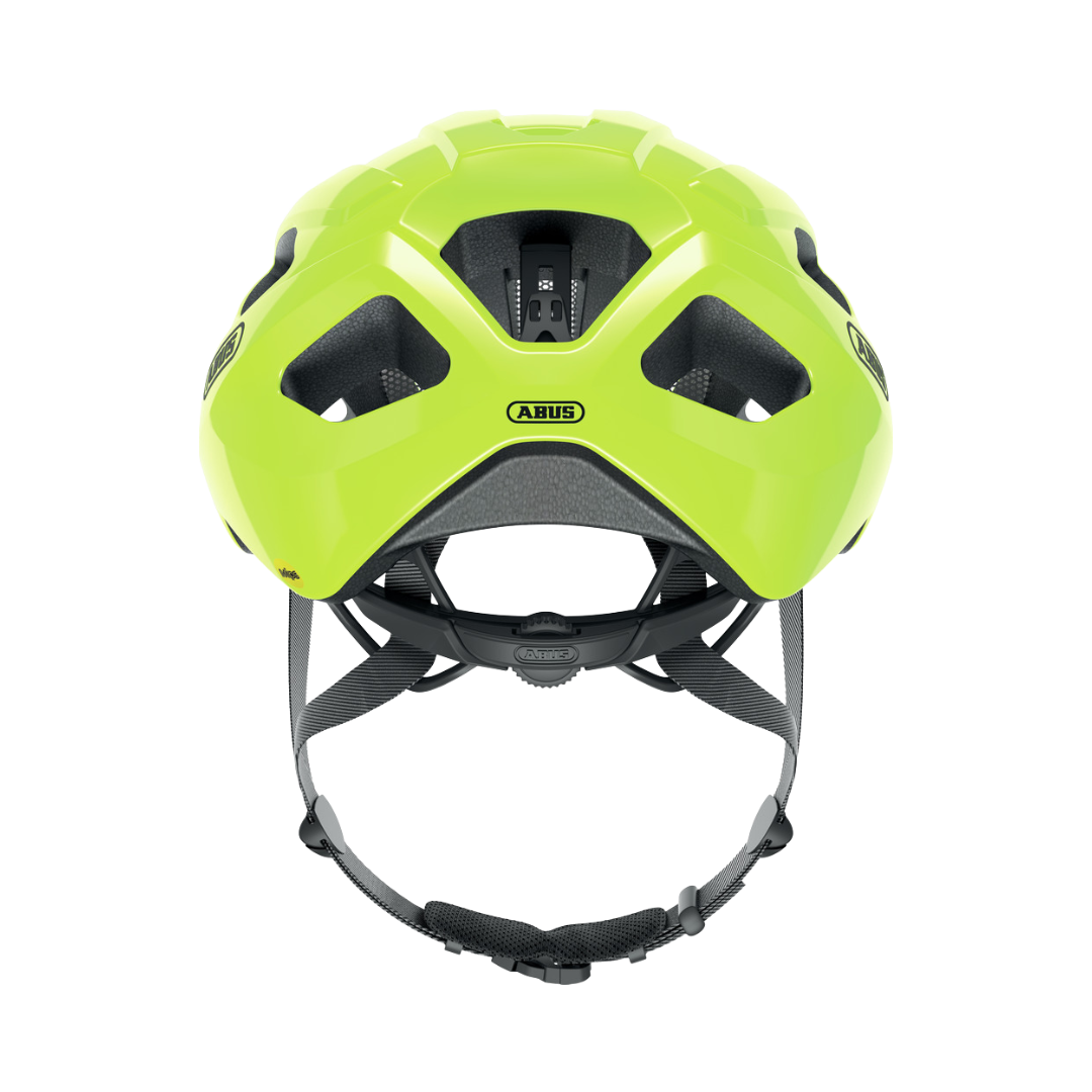 Cykelhjälm ABUS Macator MIPS - Signal yellow – bild 4 – St George