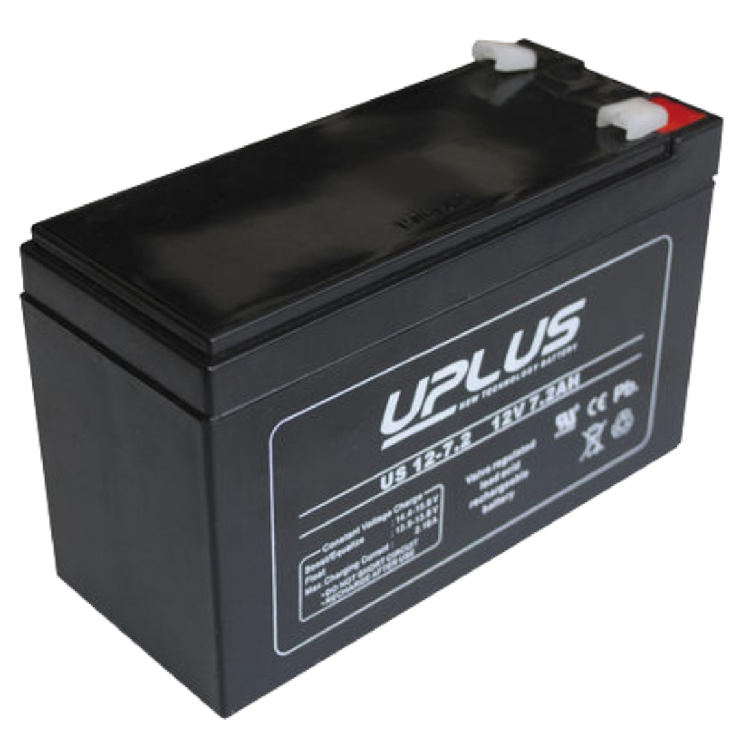 Backup-batteri 12 V / 7,2 Ah med en livslängd på 10-12 år
