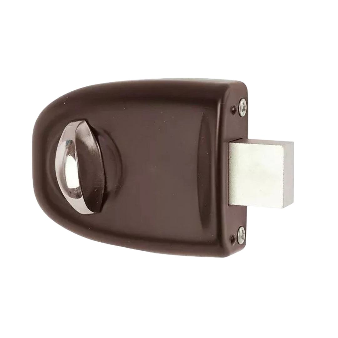 Utanpåliggande dörrlås ASSA 577 med rak regel