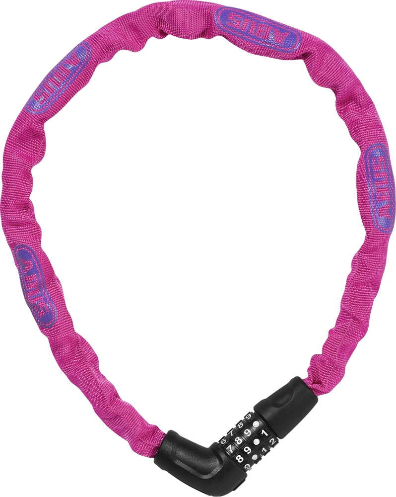 Cykellås ABUS kombination 5805 Rosa