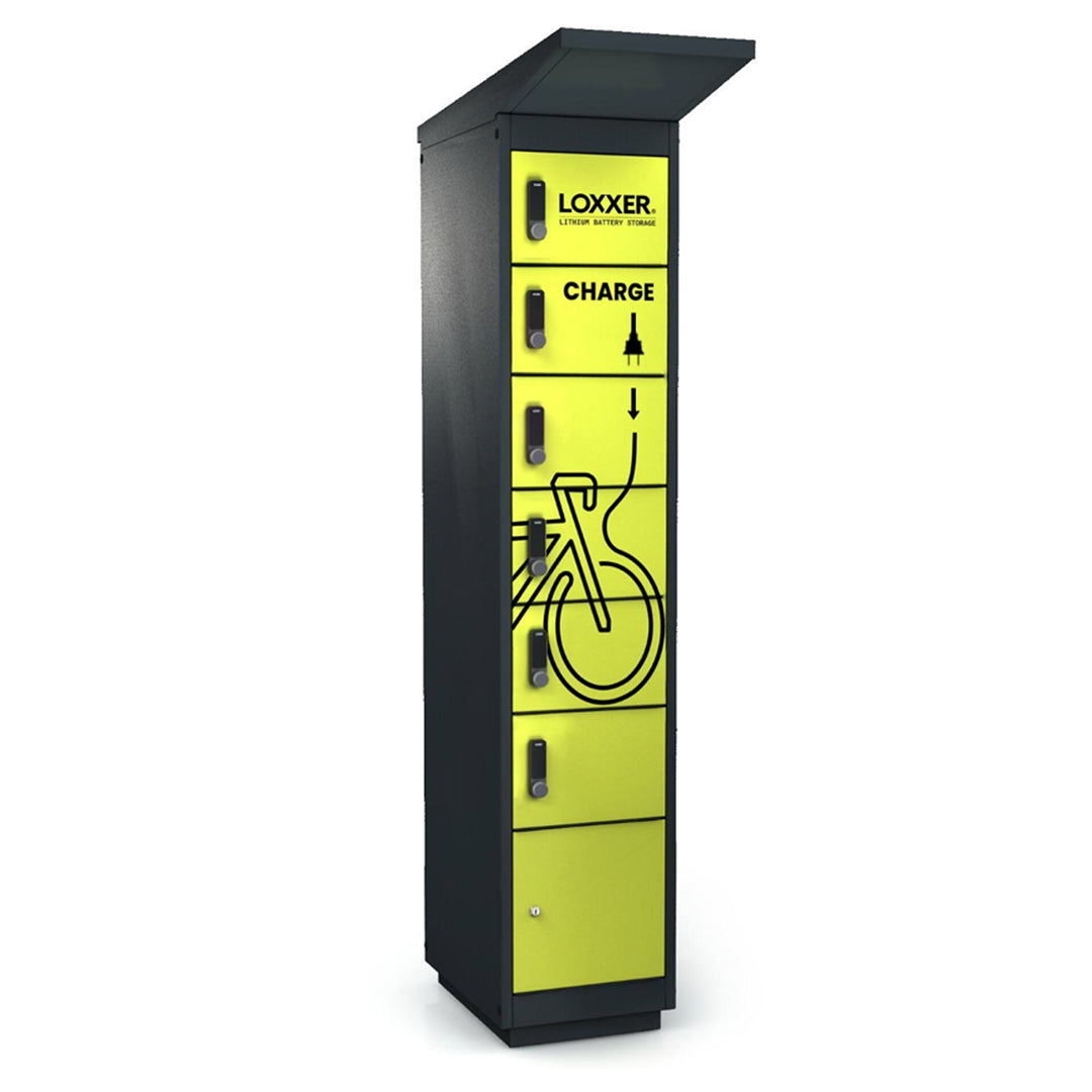 LOXXER Outdoor laddskåp för elcykelbatterier utomhus