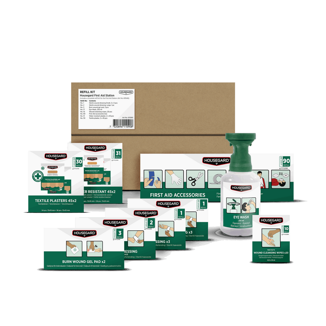 Refillpaket till Första Hjälpen-Station - Housegard – St George