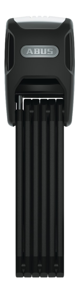 Vikbart cykellås med alarm ABUS Bordo Alarm 6500KA X-Plus Svart - 90 cm