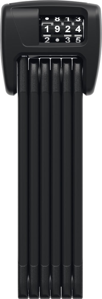 Vikbart cykellås ABUS Bordo Combo™ 6000C/90 LED black SH