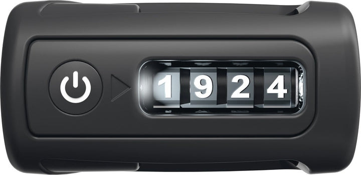 Vikbart cykellås ABUS Bordo Combo™ 6000C/90 LED black SH
