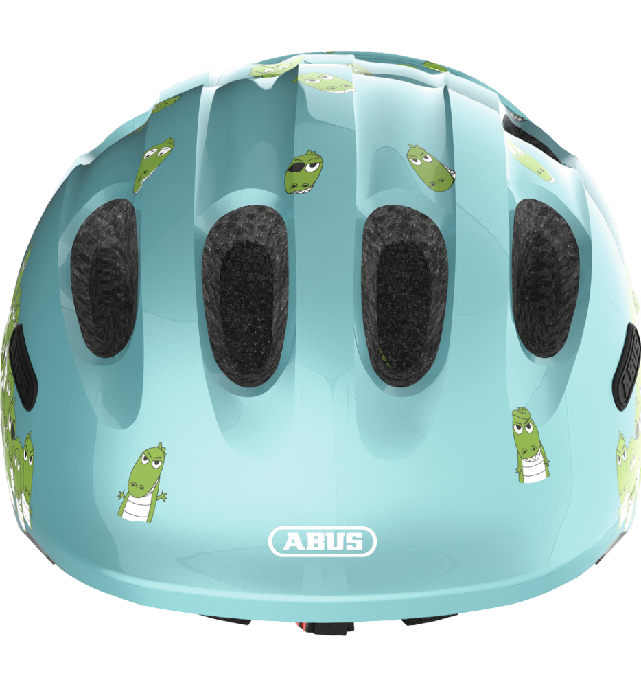 Cykelhjälm för barn ABUS SMILEY 2.0 Blue Croco - Utan grönt spänne – bild 3 – St George