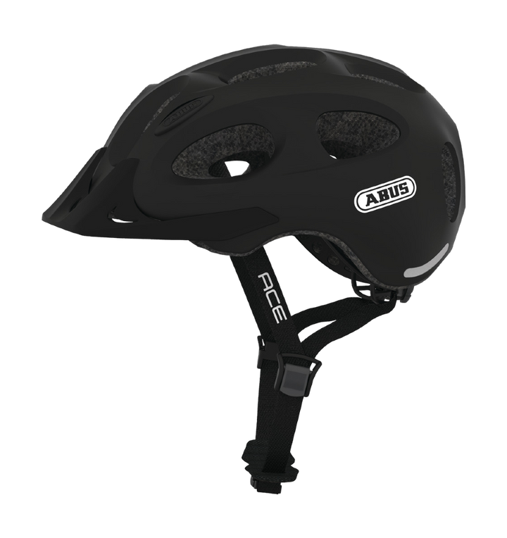 Cykelhjälm med belysning för vuxen ABUS Youn-I ACE Velvet Black – bild 5 – St George