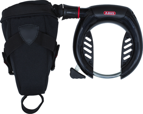 Cykellås ABUS X-Plus Pro Shield 5955 med låskätting och väska