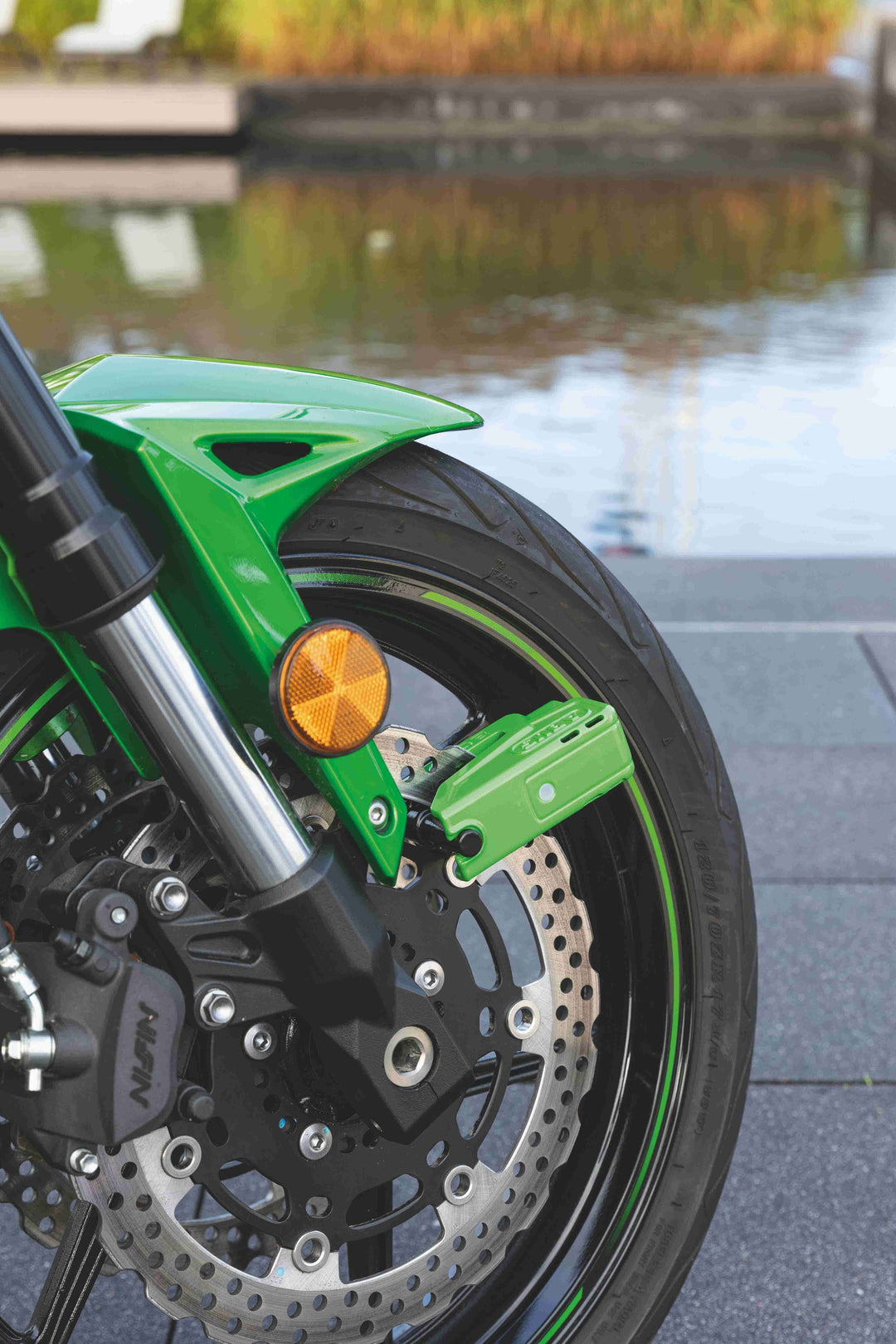 MC-lås ABUS Granit™ Detecto 2.0 X-Plus 8077 Grön