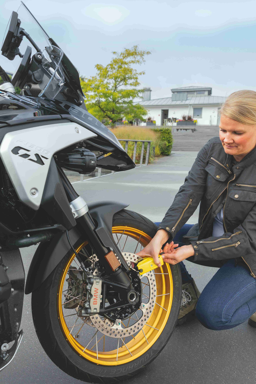 MC-lås ABUS Granit™ Detecto 2.0 X-Plus 8077 Gul