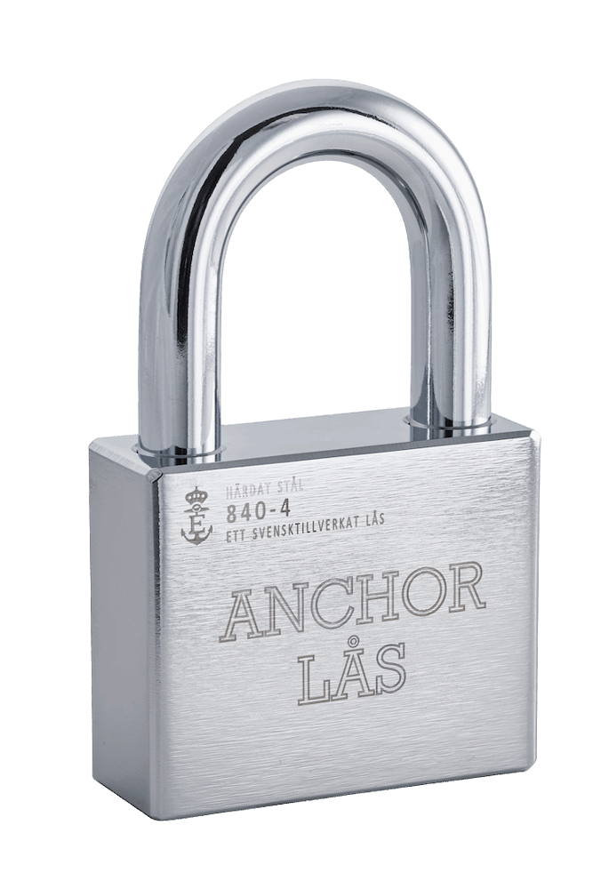 Hänglås Anchor 840-4 HB50 Klass 4 för oval låscylinder – St George