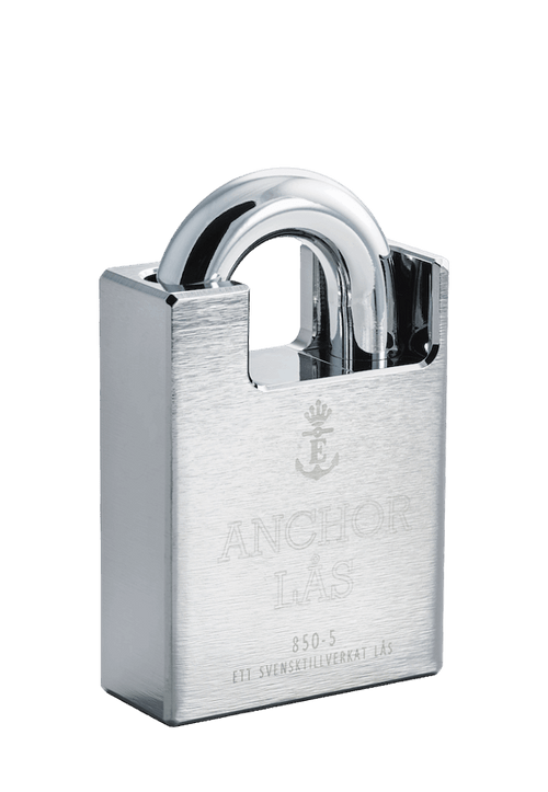 Hänglås Anchor 850-5 Klass 5 för oval låscylinder med väderskydd