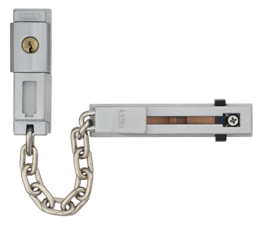 Kraftigare dörrkedja ABUS SK78 Silver med barnspärr