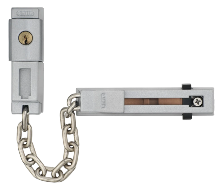 Kraftigare dörrkedja ABUS SK78 Silver med barnspärr