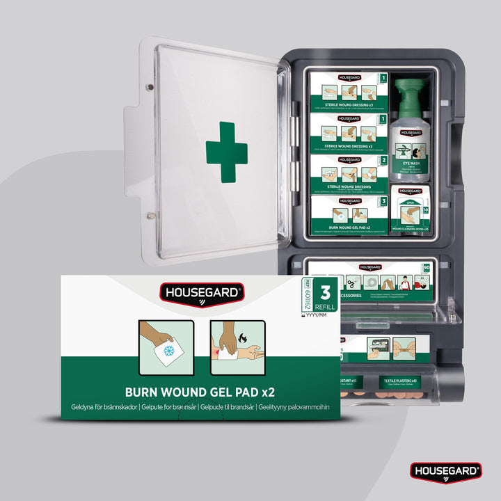 Housegard Gelkompress vid brännskador - 2-pack – bild 2 – St George