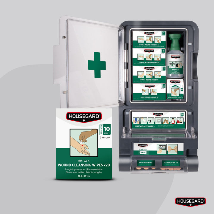 Housegard Sårtvättare NaCl 0.9% - 20-pack – bild 2 – St George
