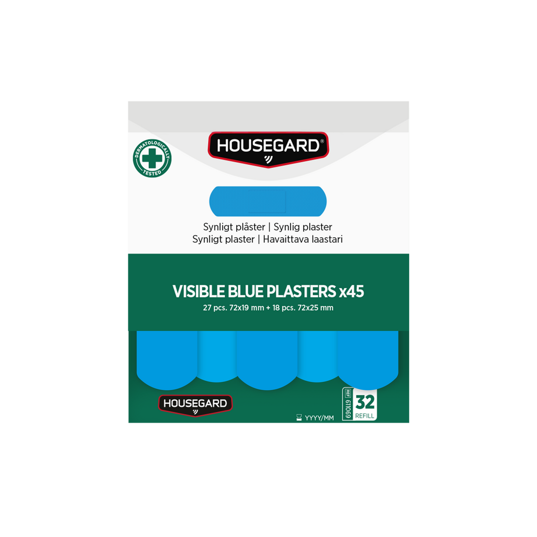 Housegard synliga blå plåster - 2x45 st – St George