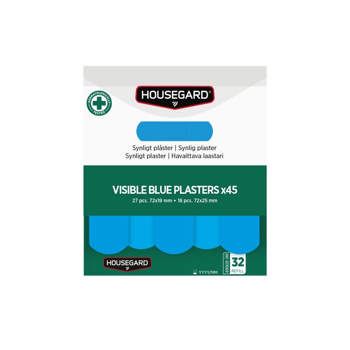 Housegard synliga blå plåster - 2x45 st – St George