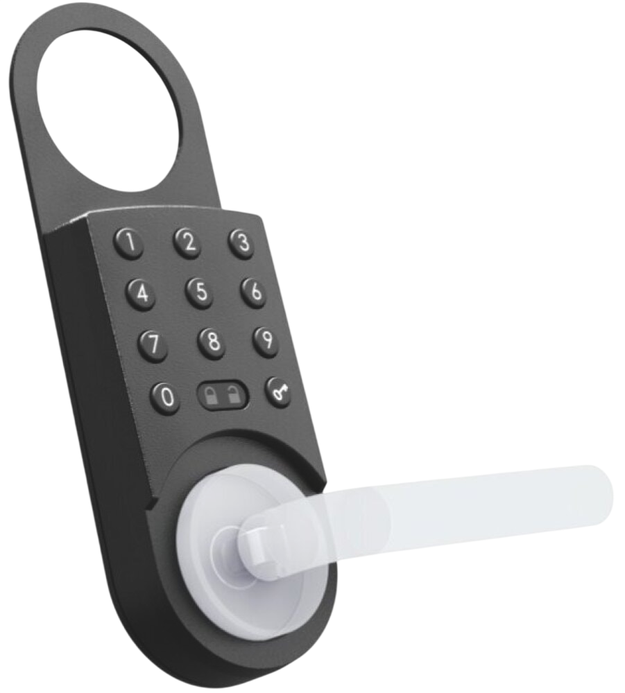 Kodlås Keyless 200 till innerdörrar | Svart