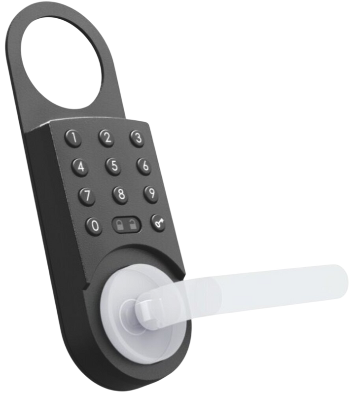 Kodlås Keyless 200 till innerdörrar | Svart