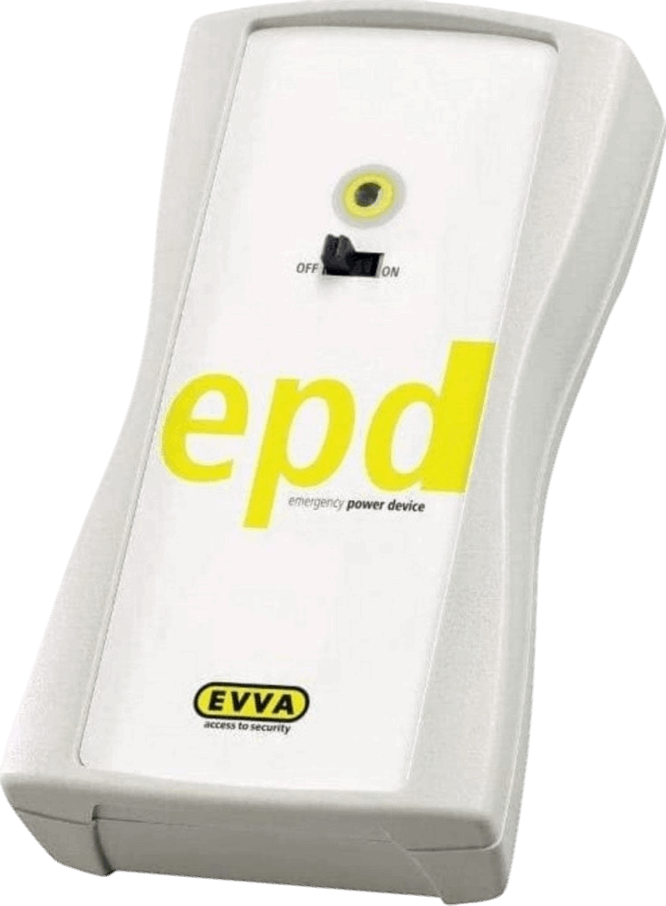 Nödströmsenhet EVVA Airkey/Xesar EPD