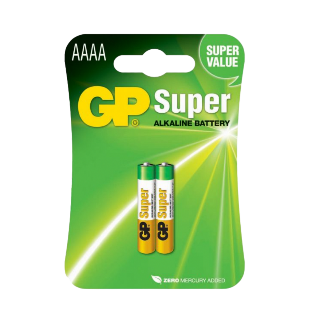 Engångsbatteri GP Super AAAA / LR61 - 2-pack