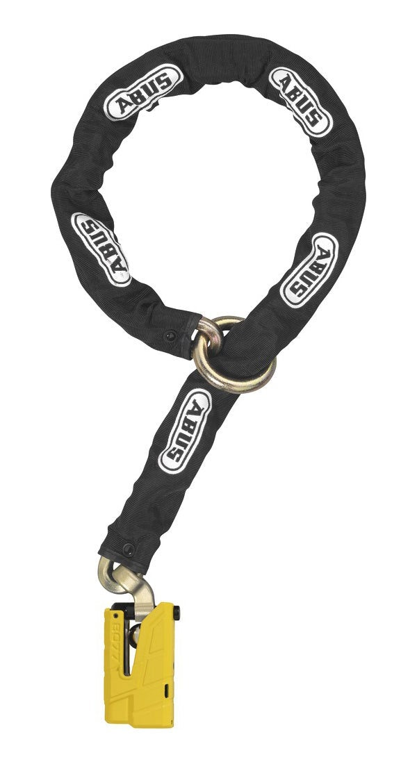 MC-lås ABUS Granit Detecto X-Plus 8077 med kätting 120 cm