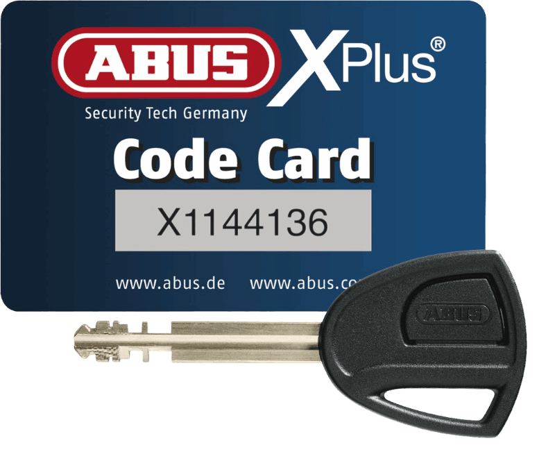 Abus X-Plus nyckel med nyckelkort
