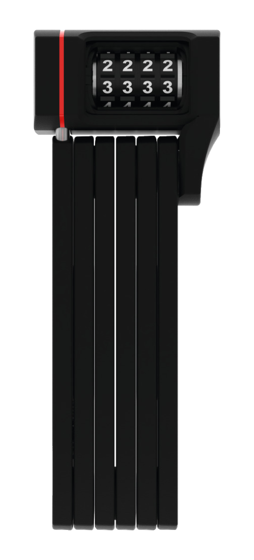 Vikbart cykellås ABUS uGrip BORDO™ 5700C/80 - Svart