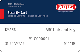 ABUS Vitess Security Card