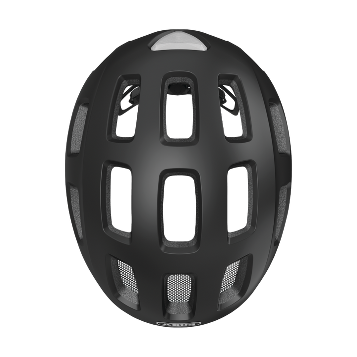 Cykelhjälm ABUS Youn-I 2.0 Velvet Black – ventilationshål på ovansidan