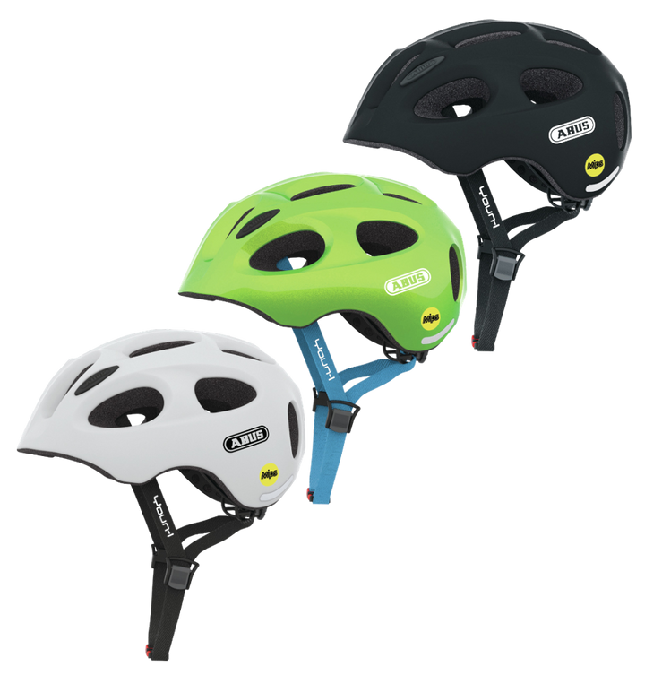 Cykelhjälm med belysning ungdom ABUS Youn-I MIPS