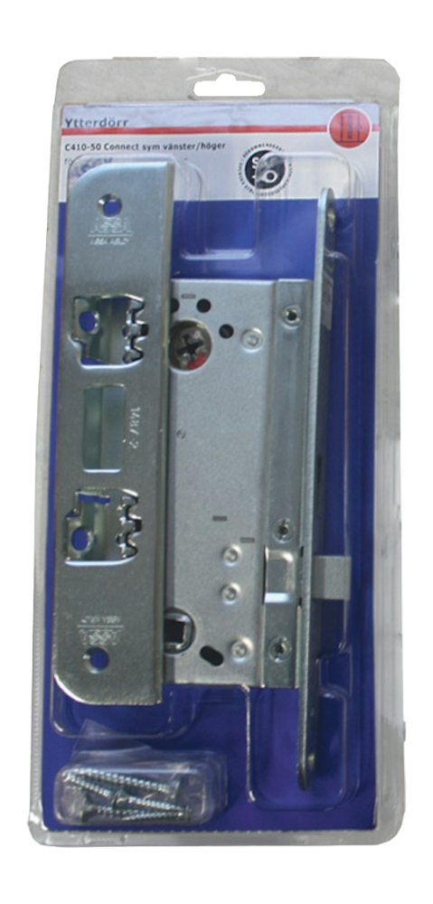 Godkänt låshus med hakregel ASSA 410-50 med slutbleck ASSA 1482-2 - SB-pack