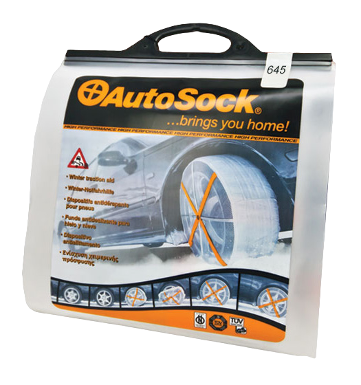 AutoSock - Snökedjor i textil - förpackning