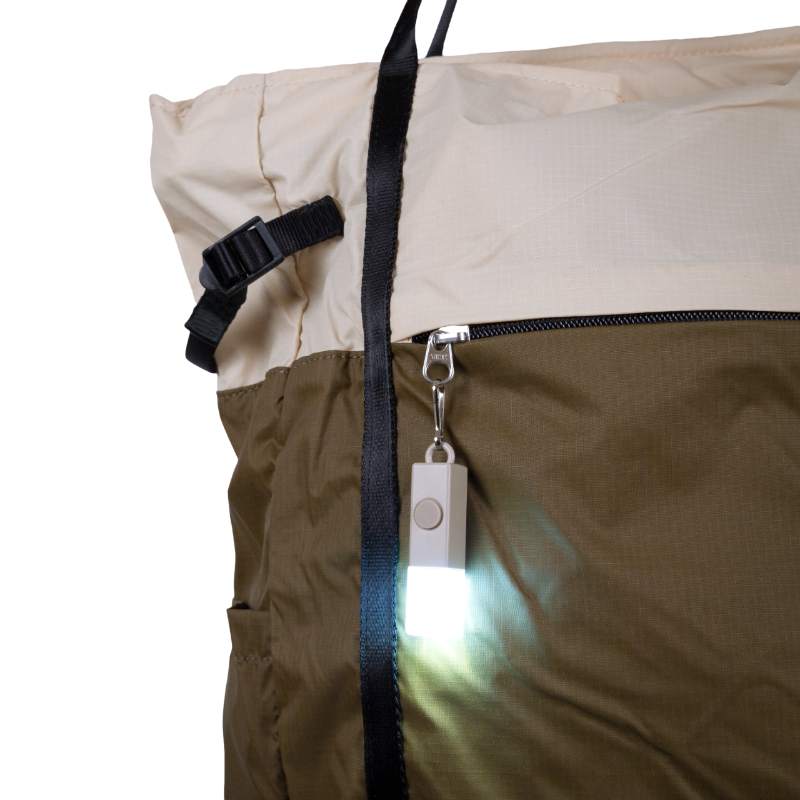 Bärbar LED ljus Bookman Lightstick Grå på väska